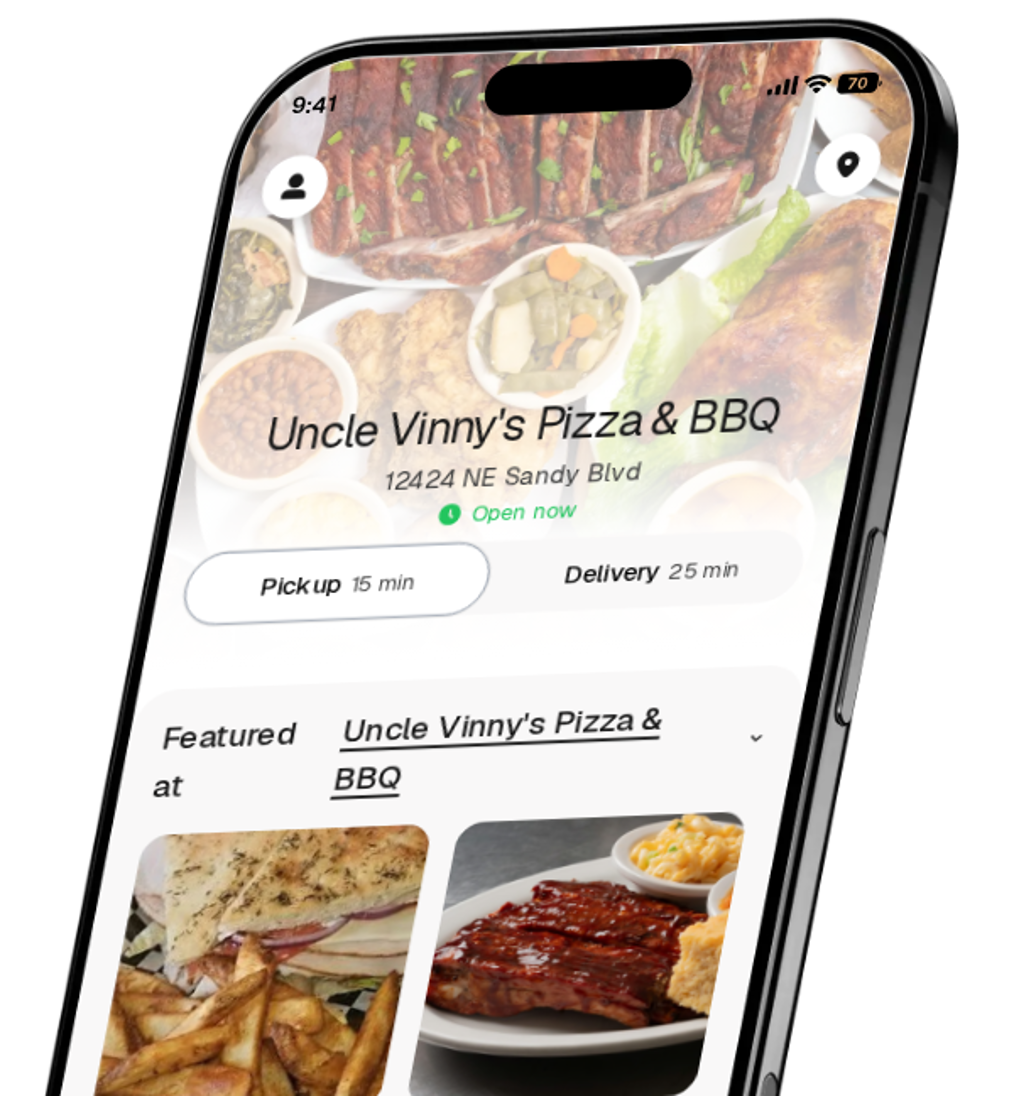 Uncle Vinny's Pizza & BBQ app preview