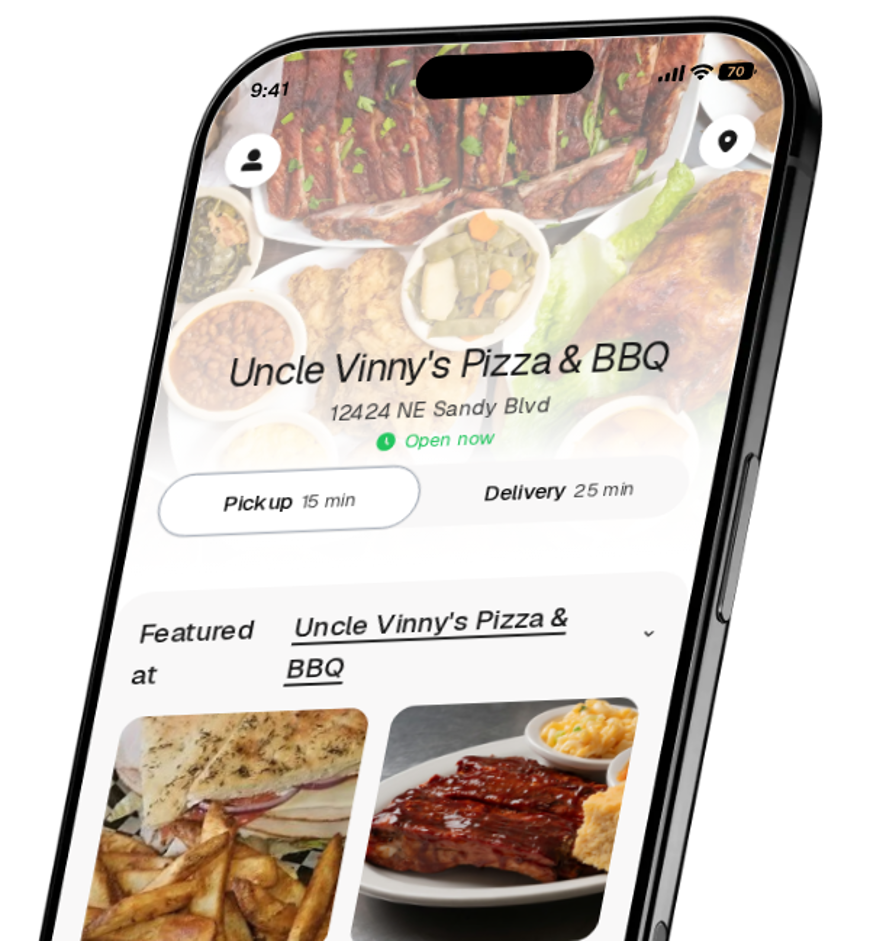 Uncle Vinny's Pizza & BBQ app preview